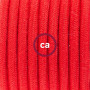 Cavo-Elettrico-rotondo-rivestito-in-Cotone-Tinta-Unita-Rosso-Fuoco-RC35-122521572609-4