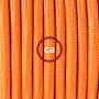 Cablaggio-per-lampada-cavo-RM15-Effetto-Seta-Arancione-180-m-Scegli-il-colore-122522764811-5