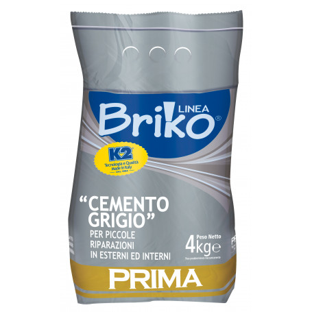 LINEA BRIKO CEMENTO GRIGIO DA KG. 4