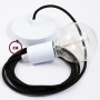 Pendel-singolo-lampada-sospensione-cavo-tessile-Effetto-Seta-Nero-RM04-122522855426-4