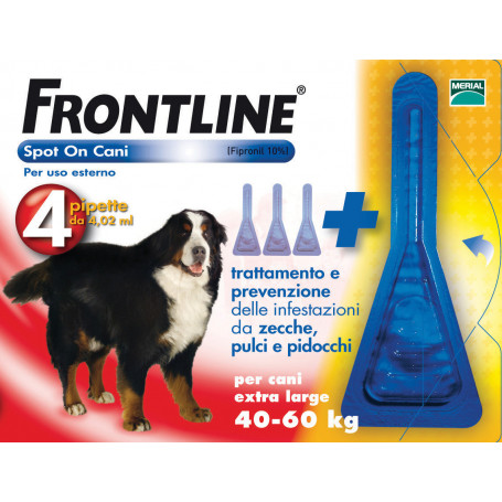 FRONTLINE SPOT-ON KG.40-60 CANI XL (3+1)