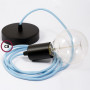 Pendel-singolo-lampada-sospensione-cavo-tessile-Effetto-Seta-Azzurro-Baby-RM17-122522877371-4